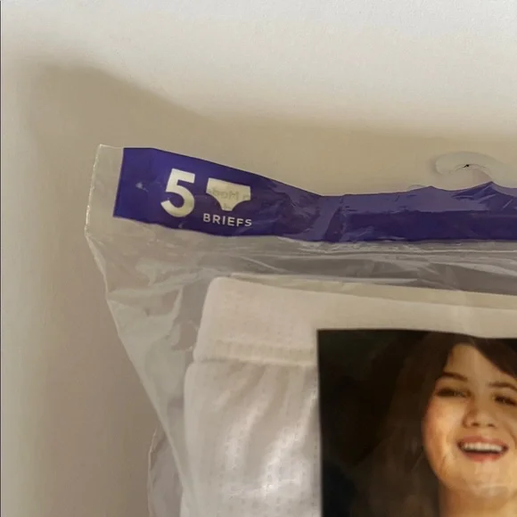 Women’s Plus Size 5X Hanes Mesh Tagless Briefs - Picture 7 of 7